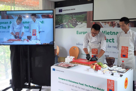 Kết nối ẩm thực châu Âu và Việt Nam