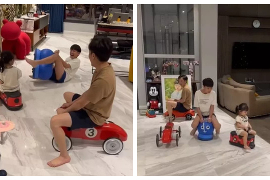 Đàm Thu Trang 'đau đầu' vì màn 'đua siêu xe' của Cường Đô La cùng Subeo và Suchin