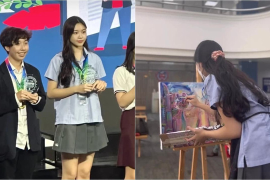 Con gái Quyền Linh bất ngờ đoạt giải Nhất tại một cuộc thi vẽ, ái nữ nhà nam MC sở hữu 'tài sắc vẹn toàn'