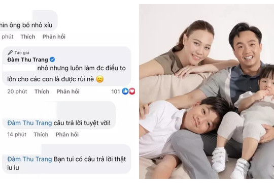 Cường Đô La bị chê bai ngoại hình, Đàm Thu Trang bảo vệ cực đỉnh