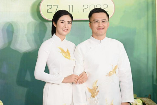Lễ ăn hỏi đặc biệt của hoa hậu Ngọc Hân 