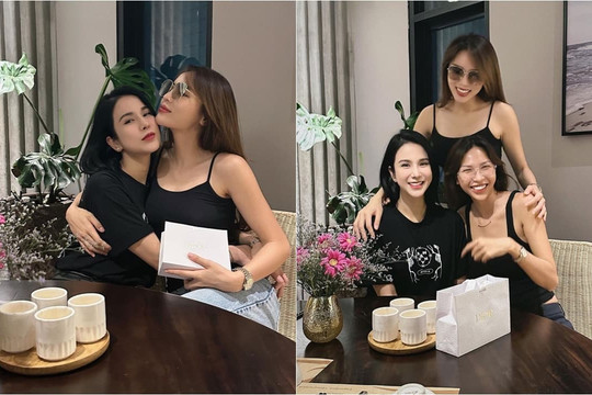 Diệp Lâm Anh lộ diện đầy tươi tắn, vui vẻ chụp ảnh cùng Kỳ Duyên - Minh Triệu sau drama chồng cũ chặn xe