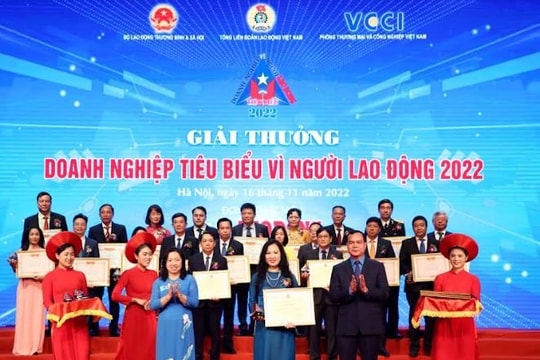 Tập đoàn BRG lần thứ 3 liên tiếp nhận giải thưởng “Doanh nghiệp tiêu biểu vì người lao động”
