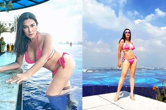 'Nghệ sĩ đầu tiên công khai chuyển giới tại Việt Nam' - Cindy Thái Tài khoe dáng bốc lửa khi mặc bikini