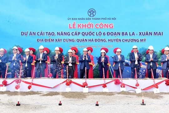 Hà Nội chi 8.100 tỷ đồng cải tạo, nâng cấp Quốc lộ 6 đoạn Ba La - Xuân Mai
