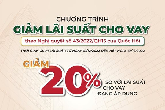 Agribank giảm tiếp 20% so với lãi suất cho vay để hỗ trợ khách hàng
