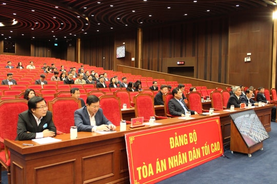 TANDTC tham dự Hội nghị nghiên cứu, học tập, quán triệt NQTW6 khóa XIII