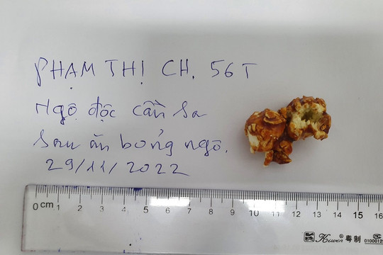 Ngộ độc cần sa sau khi ăn bỏng ngô mua trên mạng