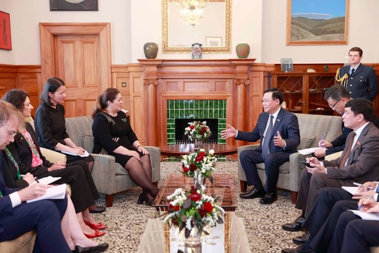 Chủ tịch Quốc hội hội kiến với Toàn quyền Dame Cindy Kiro tại New Zealand