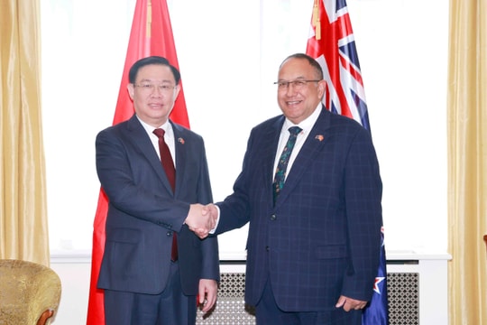 Chủ tịch Quốc hội Vương Đình Huệ hội đàm với Chủ tịch Quốc hội NewZealand