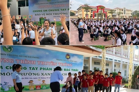 Hải Phòng: Tuyên truyền, hướng dẫn phân loại rác đến hàng vạn người dân
