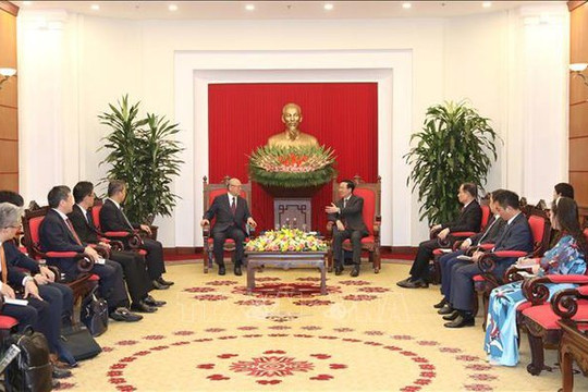 Thường trực Ban Bí thư tiếp Cố vấn đặc biệt Liên minh Nghị sĩ hữu nghị Nhật-Việt