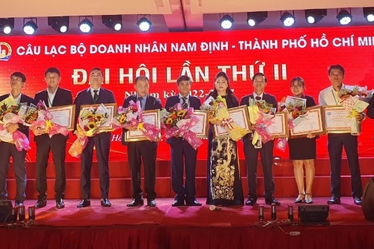 TPHCM: Đại hội CLB Doanh nhân Nam Định tại TPHCM với chương trình hành động “Sáng tạo- Đổi Mới- Bản lĩnh”