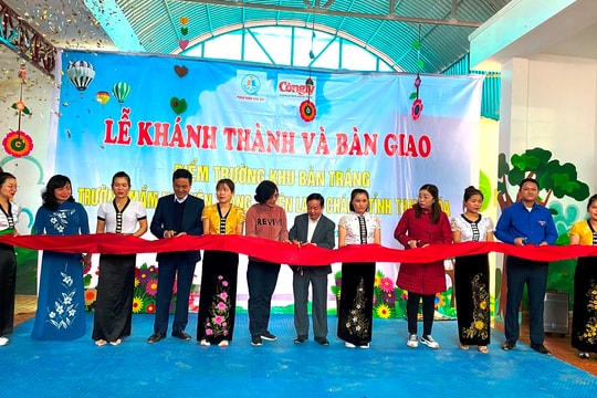 Khánh thành và bàn giao điểm trường Mầm non khu bản Tráng, Yên Thắng