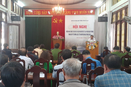 Gia Lai: Phấn đấu giảm tai nạn giao thông cả 3 tiêu chí trong dịp Tết 2023
