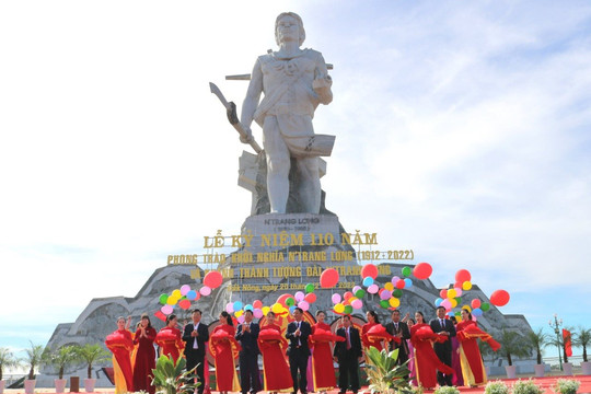 Đắk Nông: Khánh thành tượng đài Anh hùng dân tộc N’Trang Lơng và kỷ niệm 110 năm phong trào khởi nghĩa