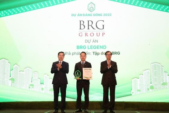 Tập đoàn BRG được vinh danh “Nhà phát triển dự án đáng sống” năm 2022