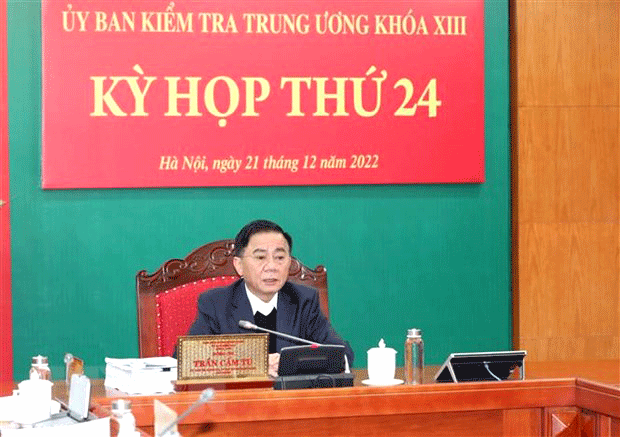 UBKT Trung ương kỷ luật cảnh cáo, khiển trách một số tổ chức, cán bộ, đảng viên
