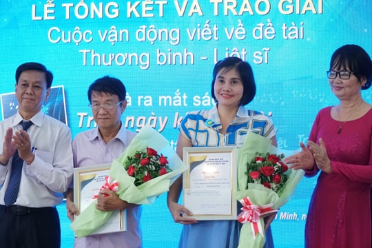 Vinh danh những cây bút xuất sắc trong cuộc vận động viết về đề tài Thương binh - Liệt sĩ