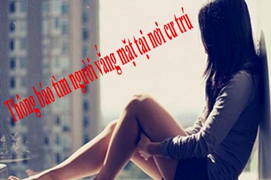 Thông báo tìm kiếm người vắng mặt tại nơi cư trú (số 102/2022) P2