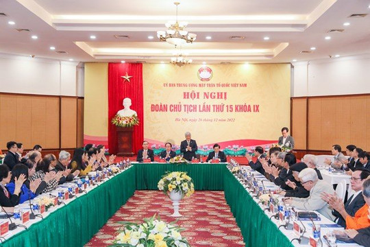 Hội nghị Đoàn Chủ tịch UBTƯ MTTQ Việt Nam lần thứ 15 chính thức khai mạc