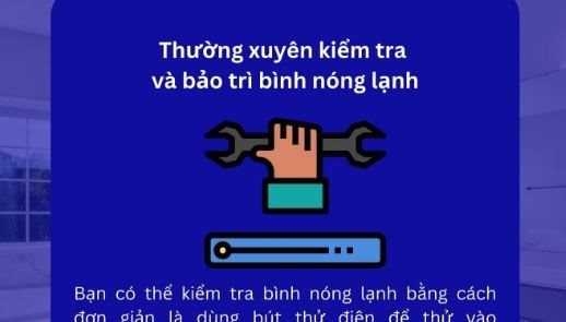 EVNHANOI khuyến cáo cách sử dụng bình nóng lạnh để đảm bảo an toàn cho người sử dụng

