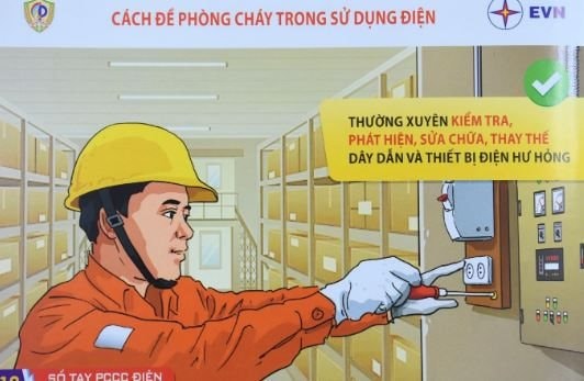 EVNHANOI khuyến nghị một số biện pháp Phòng cháy chữa cháy đến khách hàng