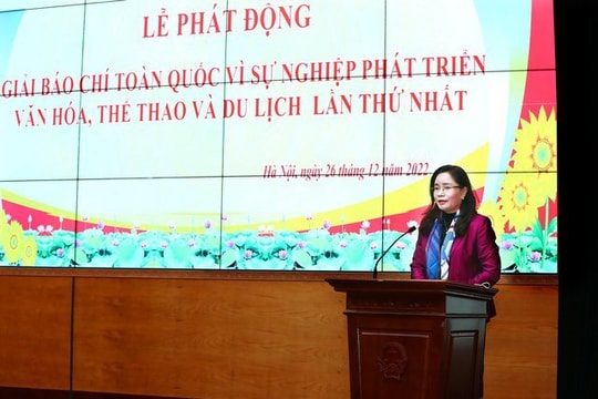 Phát động giải Báo chí toàn quốc “Vì sự nghiệp phát triển văn hóa, thể thao và du lịch”