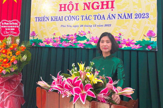 TAND hai cấp tỉnh Phú Yên: Nâng cao hiệu quả xét xử trực tuyến