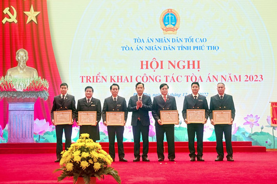 TAND tỉnh Phú Thọ tổ chức Hội nghị triển khai công tác năm 2023