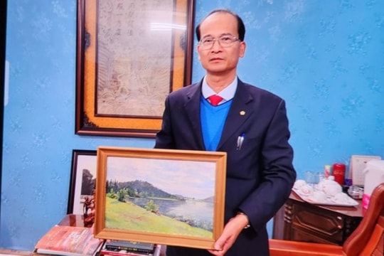 Huế trưng bày bức tranh gốc của vua Hàm Nghi vẽ khi bị lưu đày