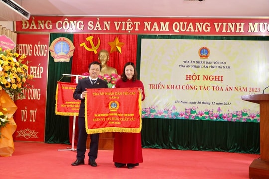 TAND tỉnh Hà Nam tổ chức Hội nghị triển khai công tác năm 2023