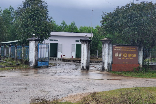 Phê bình tập thể UBND huyện Vân Canh vì bỏ hoang nhà máy nước hơn 7,1 tỷ đồng