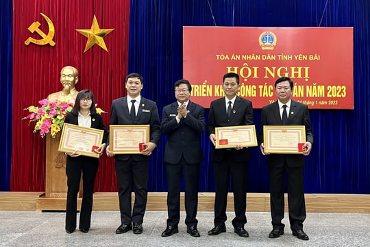 TAND hai cấp tỉnh Yên Bái triển khai thực hiện hiệu quả nhiệm vụ trọng tâm năm 2022