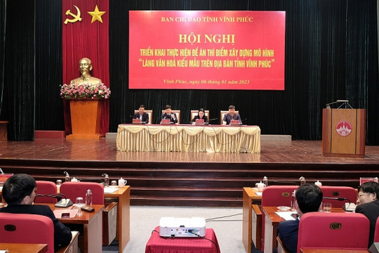 Xây dựng mô hình làng văn hóa kiểu mẫu trên địa bàn tỉnh Vĩnh Phúc