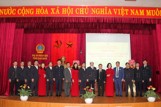 TAND hai cấp tỉnh Nam Định hoàn thành xuất sắc nhiệm vụ trọng tâm công tác đề ra