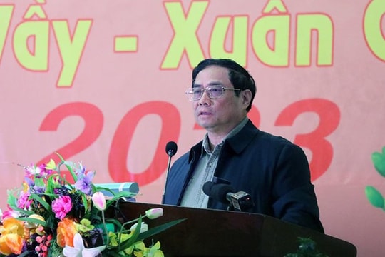 Thủ tướng Phạm Minh Chính dự Tết sum vầy - Xuân gắn kết tại Phú Yên