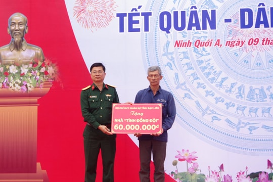 Bạc Liêu: Ấm tình Tết quân – dân năm 2023