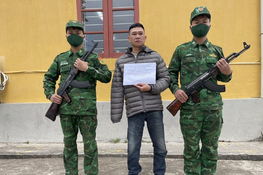 Đồn Biên phòng Trà Cổ bắt giữ đối tượng tàng trữ trái phép chất ma túy