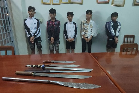 Nhóm thanh thiếu niên dùng hung khí đánh người và trộm cắp tài sản