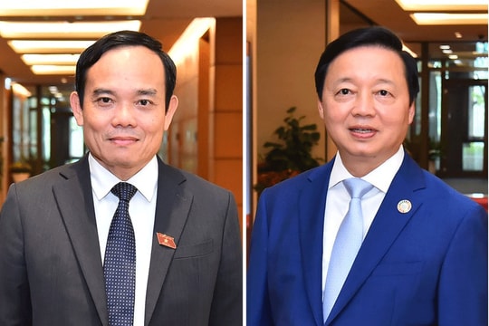 Chữ ký của 2 Phó Thủ tướng Trần Hồng Hà và Trần Lưu Quang