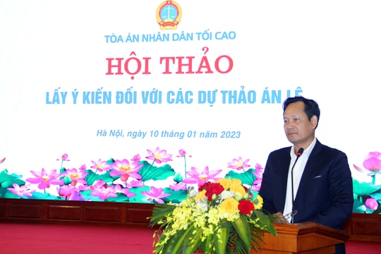 TANDTC lấy ý kiến đối với 18 dự thảo án lệ