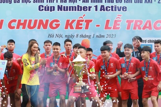 Thế hệ học trò gây bất ngờ với tài năng thể thao tại giải bóng đá học sinh THPT Hà Nội - An ninh Thủ đô lần thứ XXI