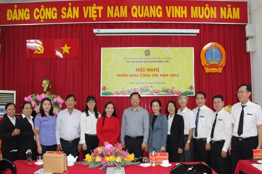 TAND quận Bình Tân, TP.HCM phấn đấu đạt nhiều thành tích cao trong năm 2023