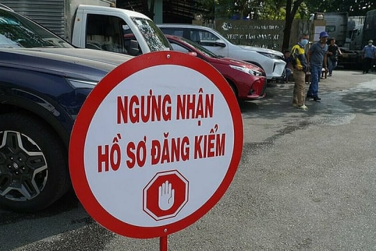 Hà Nội dừng hoạt động 11 trung tâm đăng kiểm