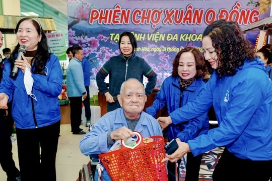 Nhiều hoạt động thiết thực chăm lo cho người nghèo, bệnh nhân, công nhân