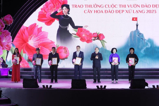 Lạng Sơn: Khai mạc Lễ hội hoa Đào Xứ Lạng Xuân Quý Mão 2023