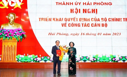 Ông Lê Tiến Châu làm Bí thư Thành ủy Hải Phòng
