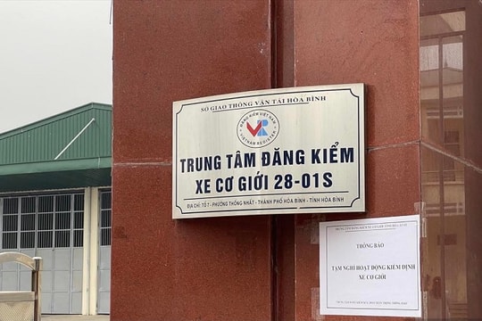 Hòa Bình “cầu cứu” Bộ và Cục Đăng kiểm Việt Nam hỗ trợ trung tâm đăng kiểm