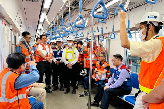 TP.HCM: Chạy thử nghiệm tàu Metro số 1 với hệ thống bảo vệ tàu tự động